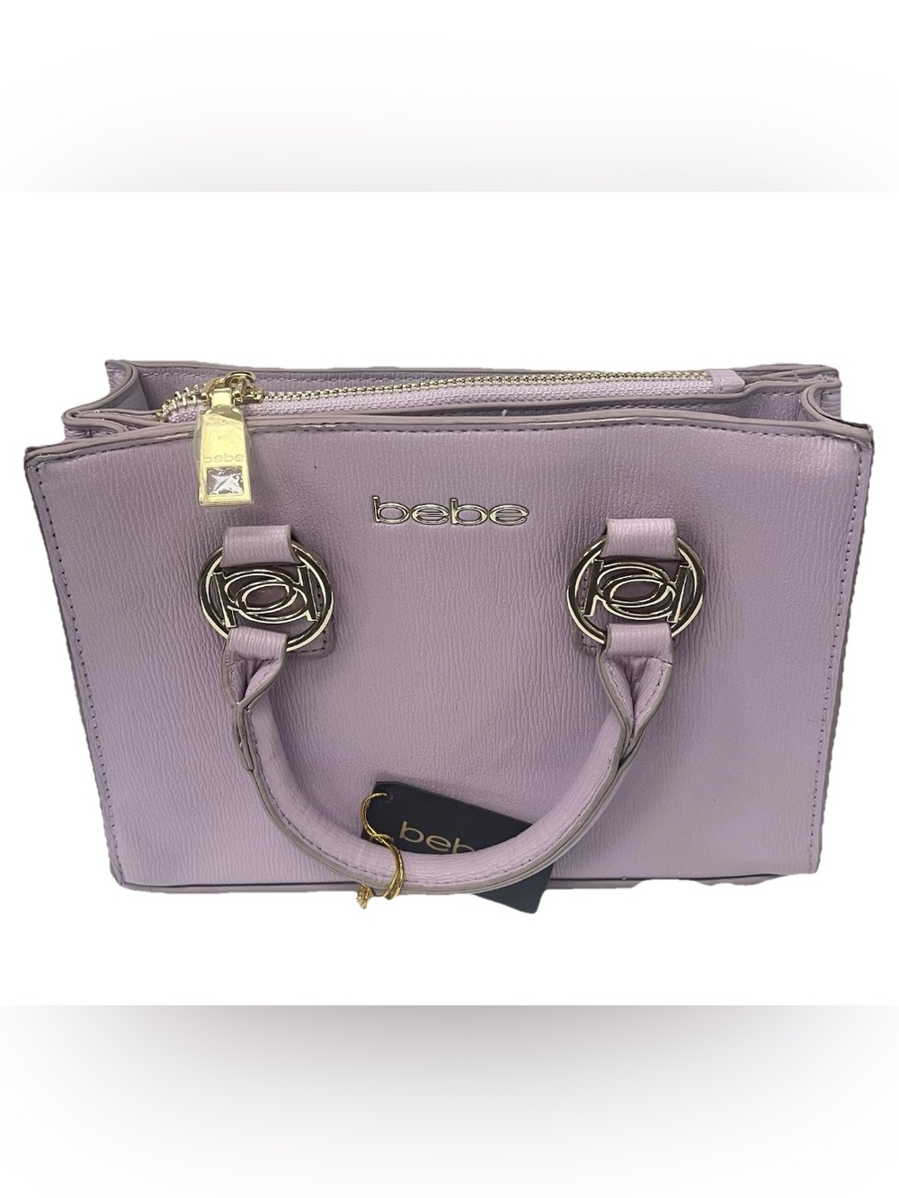 bebe Lavender Sarah Mini Purse, Double Handle Handbag E02-3698 NWT - NEW   BE22